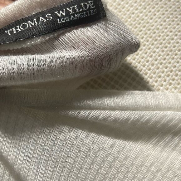 Thomas Wylde Soul high low asymmetrical ribbed tank top - Picture 10 of 12